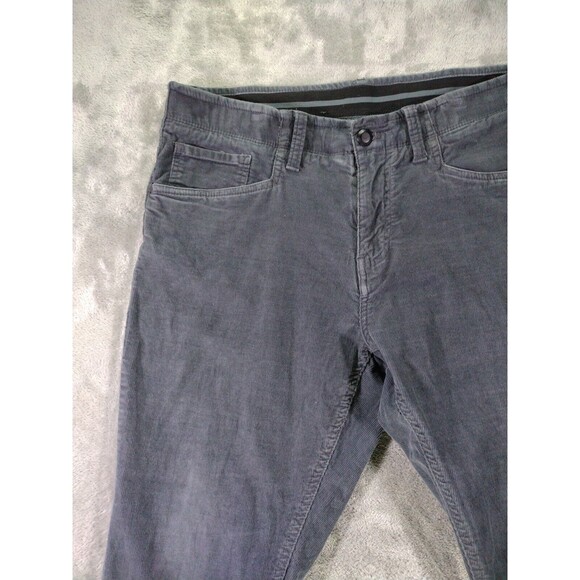 Saks 5th Avenue Active Corduroy Pants Mens 36 x 32 Blue Cotton Stretch Cord - Picture 8 of 16